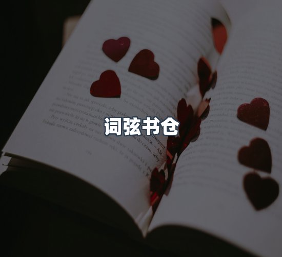 关于词弦书仓